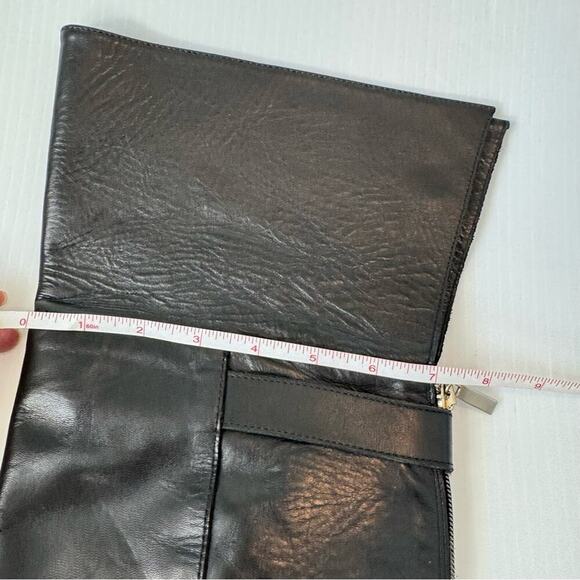 Stelle Monelle over the knee fold down black leather riding boots size 39 / 8.5 - Picture 11 of 14